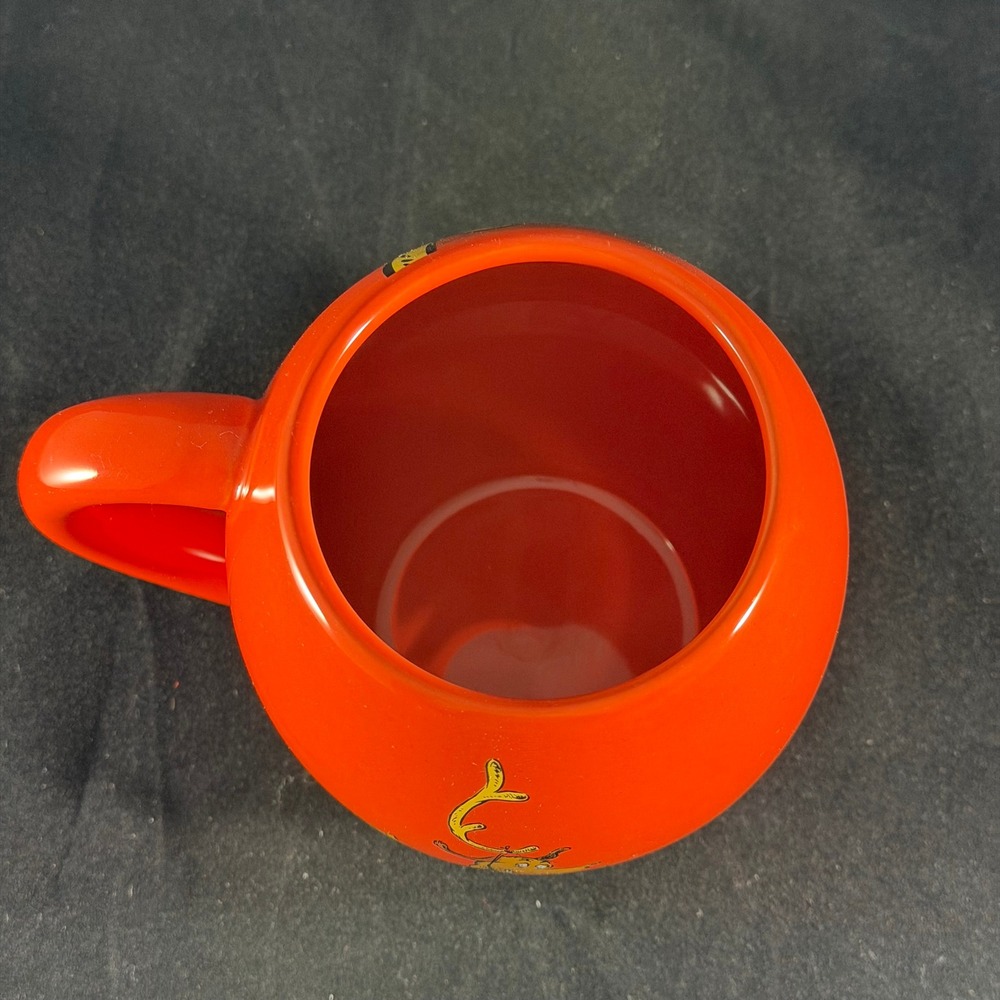 Vandor Dr Seuss The Grinch Max the Dog Orange Ceramic Coffee Mug 2014 18oz - Picture 3 of 4
